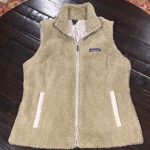 Patagonia Beige Fleece Vest